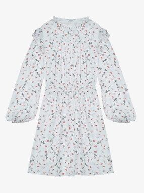 Maje Heart and Key Lipstick Ruffle Mini Dress